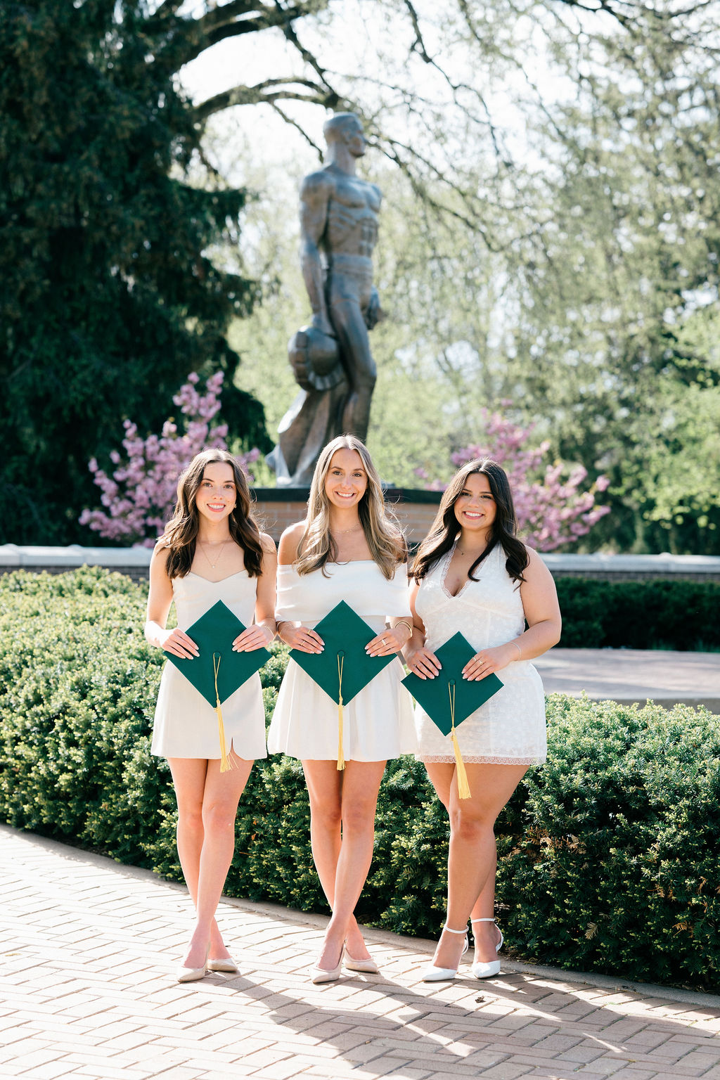 MSU grad photos taken at Michigan State University in East Lansing.